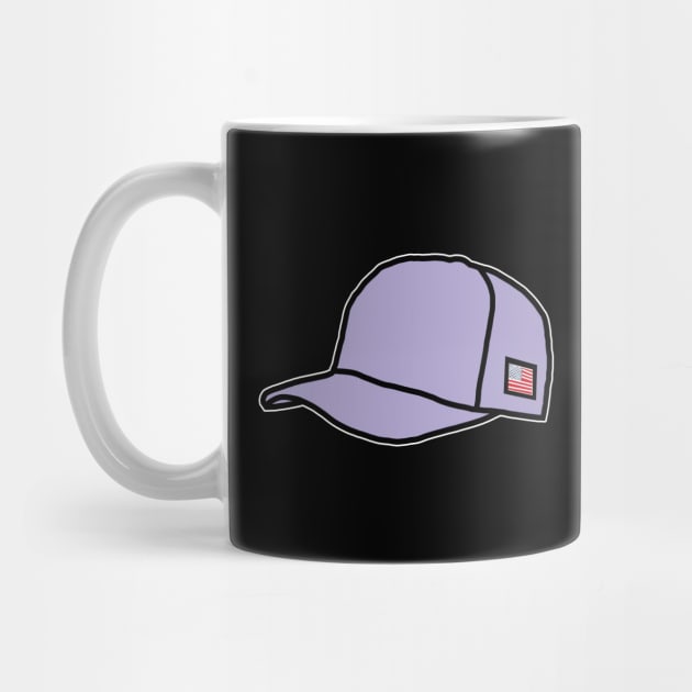 Trucker Hats Lavender Graphic by ellenhenryart